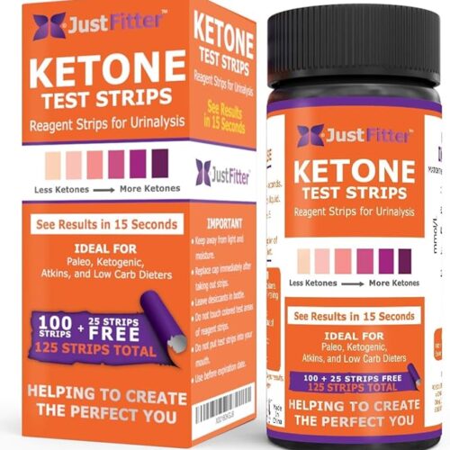 Tiras para Medir Cetonas en Orina Just Fitter